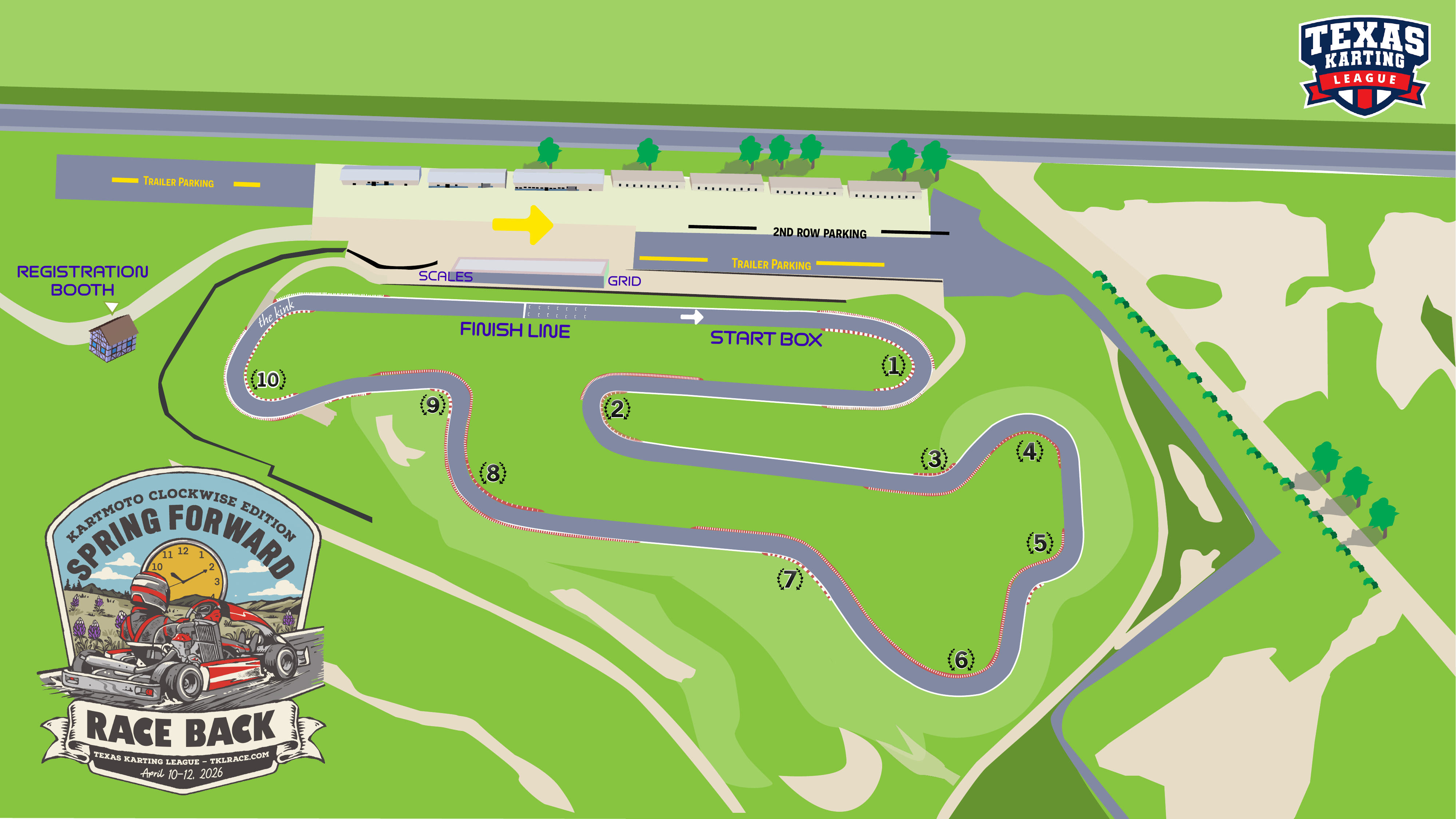 KartMoto — TKL Round 3 track map